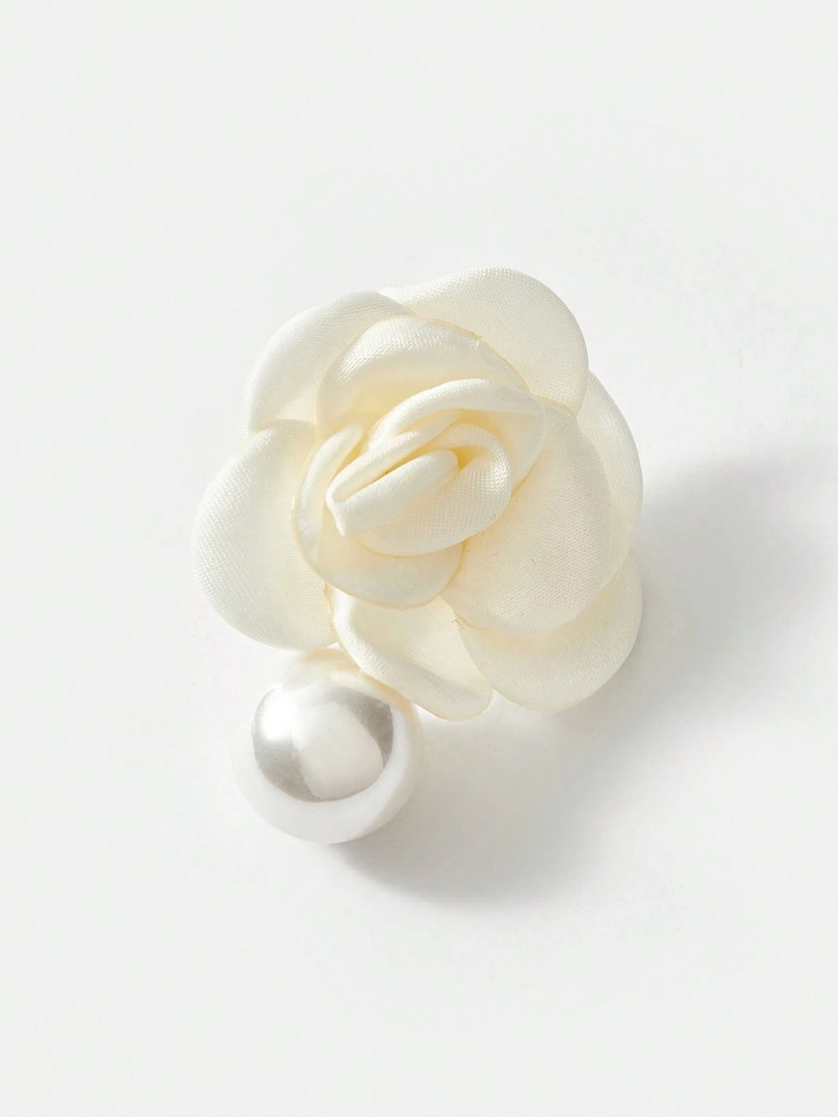 Elegant Flower Imitation Pearl Dangle Earrings