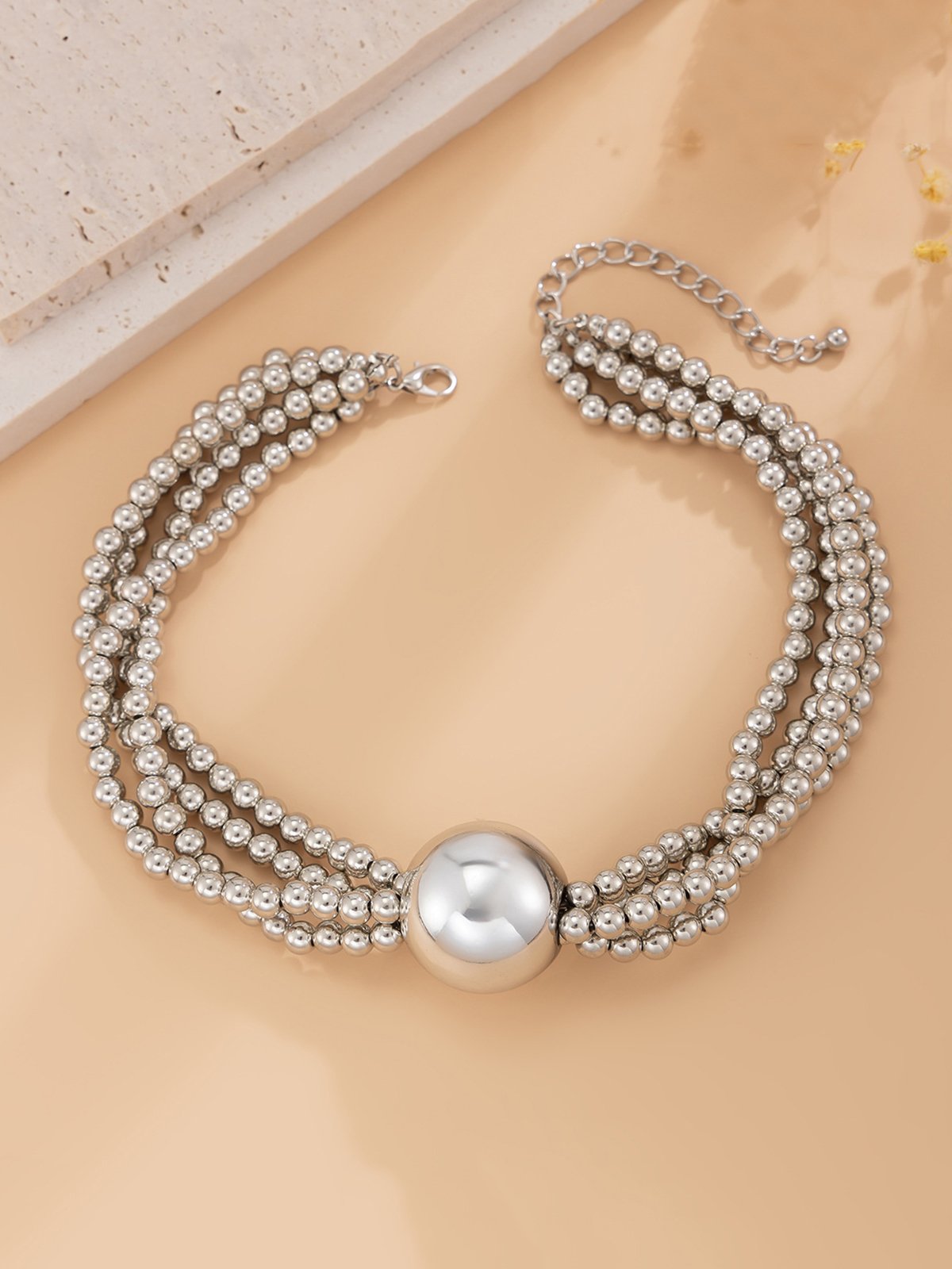 Elegant Beaded Multi-layer Necklace